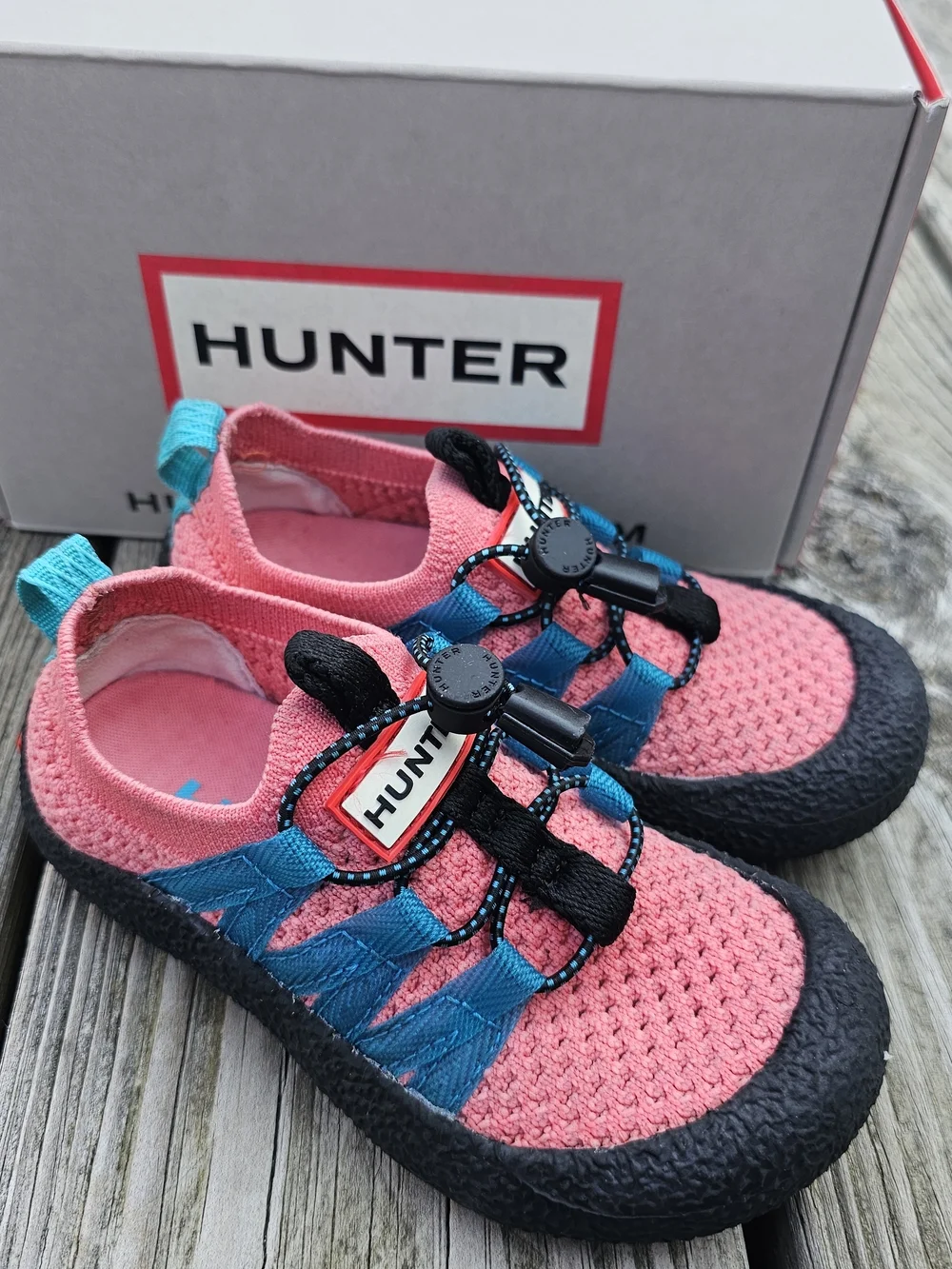 Hunter Tiddler Pink & Blue Water Shoe